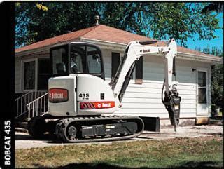 bobcat excavator 435 specs